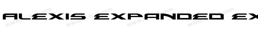 Alexis Expanded Expa字体转换